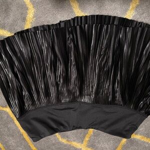 Black Pleated Skirt